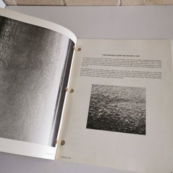 Chemetron Halon 1301 Fire Systems Design Manual 1978 Montreal Protocol Banned - Picture 5 of 8